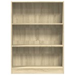 vidaXL Bibliotecă, stejar sonoma, 80x24x109 cm, lemn prelucrat vidaXL Bibliotecă, stejar sonoma, 80x24x109 cm, lemn prelucrat
