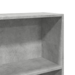 vidaXL Bibliotecă, gri beton, 80x24x109 cm, lemn prelucrat vidaXL Bibliotecă, gri beton, 80x24x109 cm, lemn prelucrat
