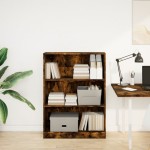 vidaXL Bibliotecă, stejar fumuriu, 80x24x109 cm, lemn prelucrat