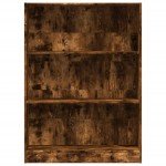 vidaXL Bibliotecă, stejar fumuriu, 80x24x109 cm, lemn prelucrat