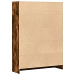vidaXL Bibliotecă, stejar fumuriu, 80x24x109 cm, lemn prelucrat