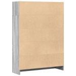 vidaXL Bibliotecă, gri sonoma, 80x24x109 cm, lemn prelucrat