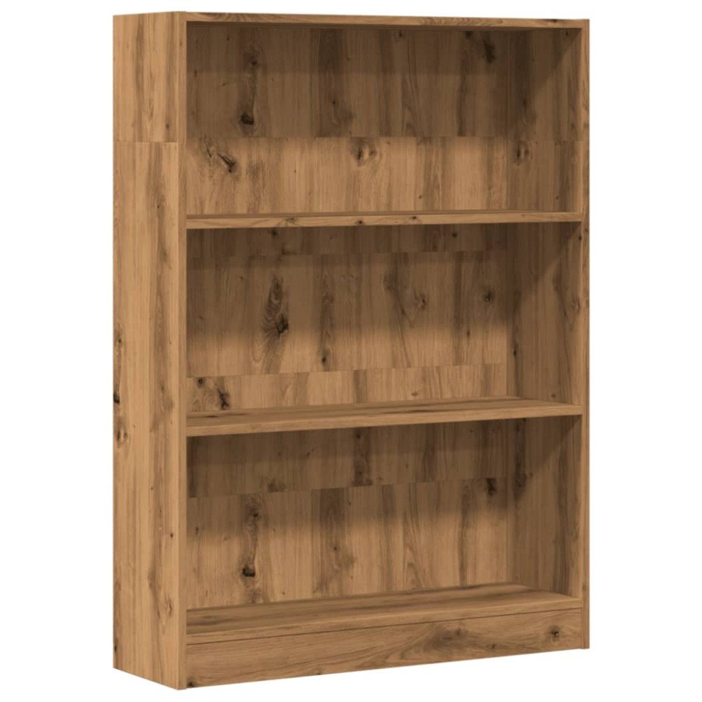 vidaXL Bibliotecă, stejar artizanal, 80x24x109 cm, lemn prelucrat