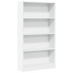vidaXL Bibliotecă, alb, 80x24x143 cm, lemn prelucrat vidaXL Bibliotecă, alb, 80x24x143 cm, lemn prelucrat