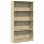 vidaXL Bibliotecă, stejar sonoma, 80x24x143 cm, lemn prelucrat vidaXL Bibliotecă, stejar sonoma, 80x24x143 cm, lemn prelucrat