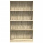 vidaXL Bibliotecă, stejar sonoma, 80x24x143 cm, lemn prelucrat vidaXL Bibliotecă, stejar sonoma, 80x24x143 cm, lemn prelucrat