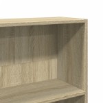 vidaXL Bibliotecă, stejar sonoma, 80x24x143 cm, lemn prelucrat vidaXL Bibliotecă, stejar sonoma, 80x24x143 cm, lemn prelucrat