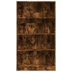 vidaXL Bibliotecă, stejar fumuriu, 80x24x143 cm, lemn prelucrat