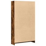 vidaXL Bibliotecă, stejar fumuriu, 80x24x143 cm, lemn prelucrat