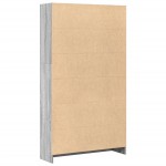 vidaXL Bibliotecă, gri sonoma, 80x24x143 cm, lemn prelucrat vidaXL Bibliotecă, gri sonoma, 80x24x143 cm, lemn prelucrat