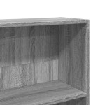 vidaXL Bibliotecă, gri sonoma, 80x24x143 cm, lemn prelucrat vidaXL Bibliotecă, gri sonoma, 80x24x143 cm, lemn prelucrat