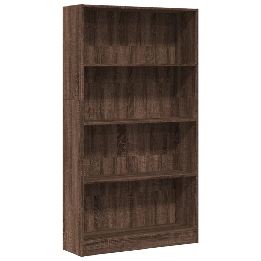 vidaXL Bibliotecă, stejar maro, 80x24x143 cm, lemn prelucrat
