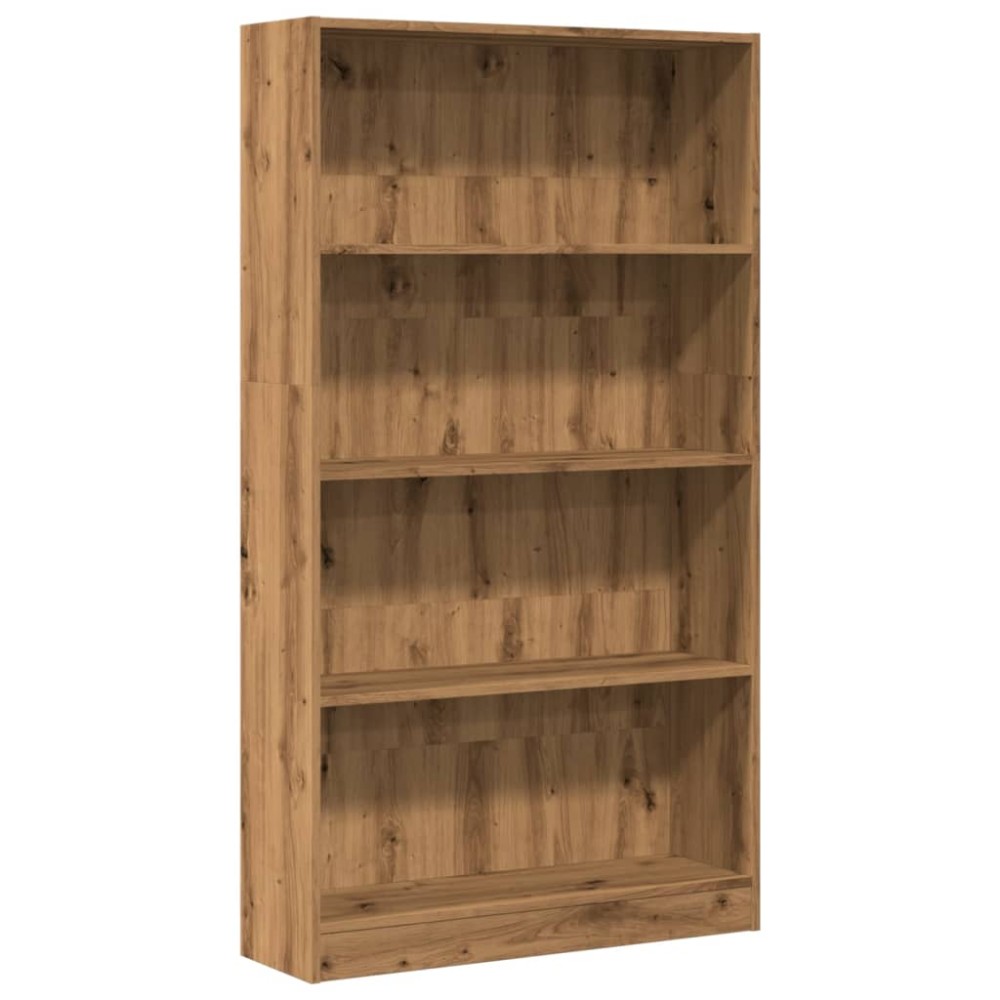 vidaXL Bibliotecă, stejar artizanal, 80x24x143 cm, lemn prelucrat