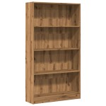 vidaXL Bibliotecă, stejar artizanal, 80x24x143 cm, lemn prelucrat vidaXL Bibliotecă, stejar artizanal, 80x24x143 cm, lemn prelucrat