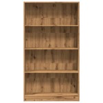 vidaXL Bibliotecă, stejar artizanal, 80x24x143 cm, lemn prelucrat vidaXL Bibliotecă, stejar artizanal, 80x24x143 cm, lemn prelucrat