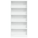 vidaXL Bibliotecă, alb, 80x24x176 cm, lemn prelucrat vidaXL Bibliotecă, alb, 80x24x176 cm, lemn prelucrat