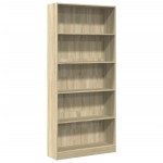 vidaXL Bibliotecă Stejar Sonoma 80x24x176 cm Lemn stratificat