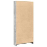 vidaXL Bibliotecă, gri beton, 80x24x176 cm, lemn prelucrat vidaXL Bibliotecă, gri beton, 80x24x176 cm, lemn prelucrat