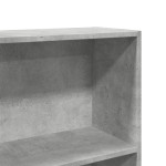 vidaXL Bibliotecă, gri beton, 80x24x176 cm, lemn prelucrat vidaXL Bibliotecă, gri beton, 80x24x176 cm, lemn prelucrat