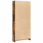 vidaXL Bibliotecă, stejar fumuriu, 80x24x176 cm, lemn prelucrat