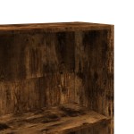 vidaXL Bibliotecă, stejar fumuriu, 80x24x176 cm, lemn prelucrat