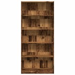 vidaXL Bibliotecă, lemn vechi, 80x24x176 cm, lemn prelucrat vidaXL Bibliotecă, lemn vechi, 80x24x176 cm, lemn prelucrat