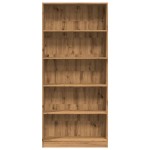 vidaXL Bibliotecă, stejar artizanal, 80x24x176 cm, lemn prelucrat vidaXL Bibliotecă, stejar artizanal, 80x24x176 cm, lemn prelucrat