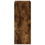 vidaXL Bibliotecă, stejar fumuriu, 40x30x77 cm, lemn prelucrat vidaXL Bibliotecă, stejar fumuriu, 40x30x77 cm, lemn prelucrat