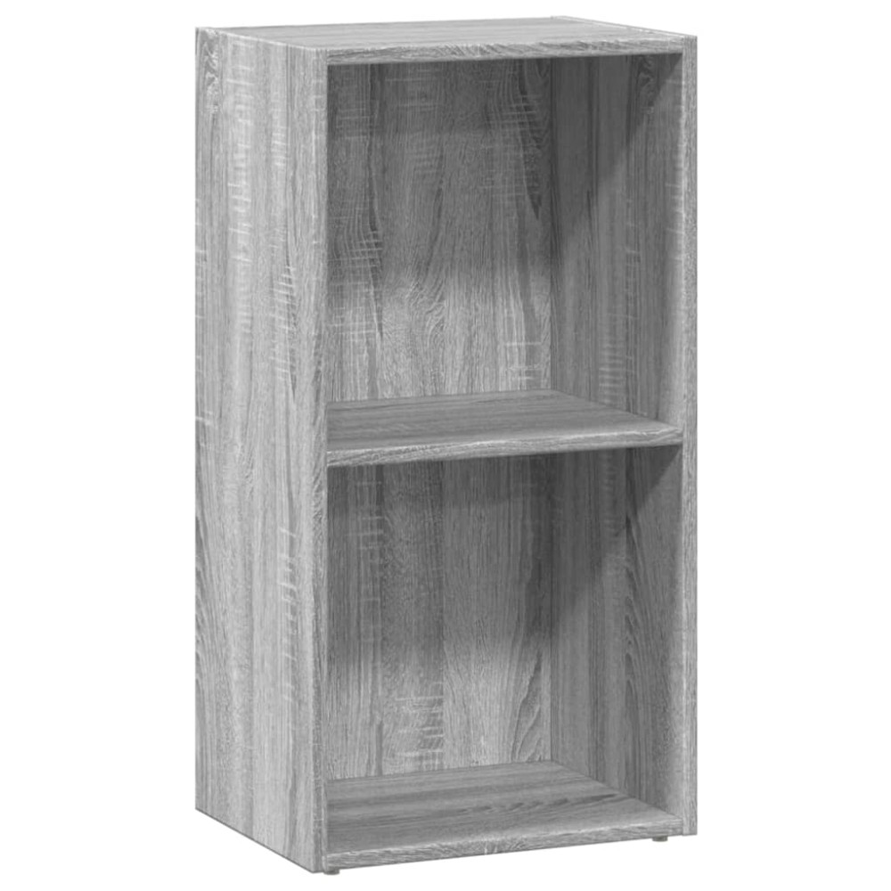 vidaXL Bibliotecă, gri sonoma, 40x30x77 cm, lemn prelucrat