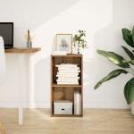 vidaXL Bibliotecă, stejar artizanal, 40x30x77 cm, lemn prelucrat vidaXL Bibliotecă, stejar artizanal, 40x30x77 cm, lemn prelucrat
