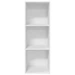 vidaXL Bibliotecă, alb, 40x30x114 cm, lemn prelucrat vidaXL Bibliotecă, alb, 40x30x114 cm, lemn prelucrat