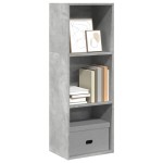 vidaXL Bibliotecă, gri beton, 40x30x114 cm, lemn prelucrat vidaXL Bibliotecă, gri beton, 40x30x114 cm, lemn prelucrat