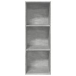 vidaXL Bibliotecă, gri beton, 40x30x114 cm, lemn prelucrat vidaXL Bibliotecă, gri beton, 40x30x114 cm, lemn prelucrat