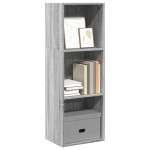 vidaXL Bibliotecă, gri sonoma, 40x30x114 cm, lemn prelucrat vidaXL Bibliotecă, gri sonoma, 40x30x114 cm, lemn prelucrat