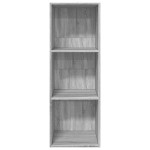 vidaXL Bibliotecă, gri sonoma, 40x30x114 cm, lemn prelucrat vidaXL Bibliotecă, gri sonoma, 40x30x114 cm, lemn prelucrat
