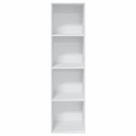 vidaXL Bibliotecă, alb, 40x30x152 cm, lemn prelucrat vidaXL Bibliotecă, alb, 40x30x152 cm, lemn prelucrat