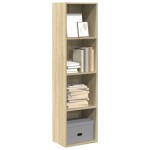 vidaXL Bibliotecă, stejar sonoma, 40x30x152 cm, lemn prelucrat vidaXL Bibliotecă, stejar sonoma, 40x30x152 cm, lemn prelucrat