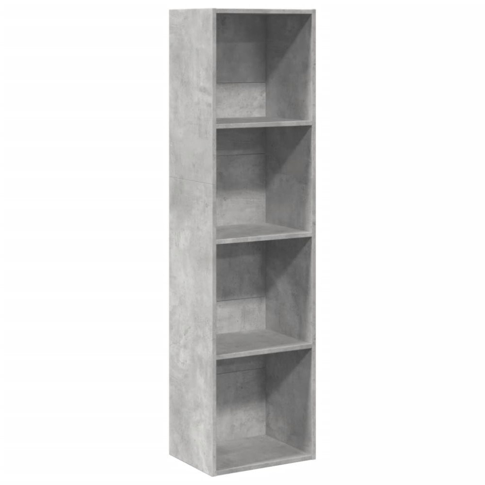 vidaXL Bibliotecă, gri beton, 40x30x152 cm, lemn prelucrat