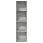 vidaXL Bibliotecă, gri beton, 40x30x152 cm, lemn prelucrat vidaXL Bibliotecă, gri beton, 40x30x152 cm, lemn prelucrat