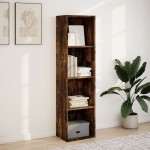 vidaXL Bibliotecă, stejar fumuriu, 40x30x152 cm, lemn prelucrat vidaXL Bibliotecă, stejar fumuriu, 40x30x152 cm, lemn prelucrat