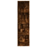 vidaXL Bibliotecă, stejar fumuriu, 40x30x152 cm, lemn prelucrat vidaXL Bibliotecă, stejar fumuriu, 40x30x152 cm, lemn prelucrat