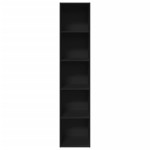 vidaXL Bibliotecă, negru, 40x30x189 cm, lemn prelucrat vidaXL Bibliotecă, negru, 40x30x189 cm, lemn prelucrat
