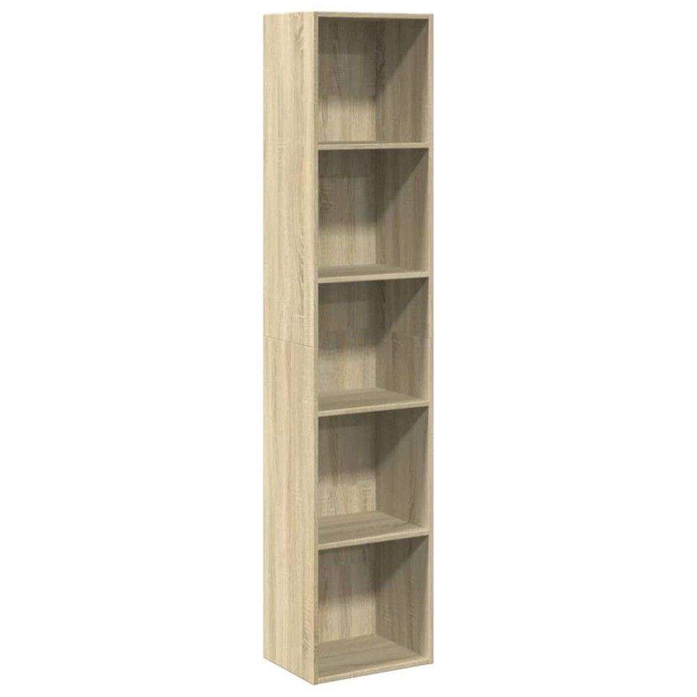vidaXL Bibliotecă, stejar sonoma, 40x30x189 cm, lemn prelucrat