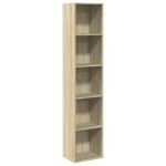 vidaXL Bibliotecă, stejar sonoma, 40x30x189 cm, lemn prelucrat vidaXL Bibliotecă, stejar sonoma, 40x30x189 cm, lemn prelucrat
