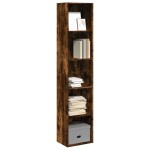 vidaXL Bibliotecă, stejar fumuriu, 40x30x189 cm, lemn prelucrat vidaXL Bibliotecă, stejar fumuriu, 40x30x189 cm, lemn prelucrat