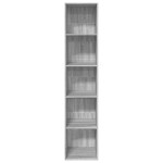vidaXL Bibliotecă, gri sonoma, 40x30x189 cm, lemn prelucrat vidaXL Bibliotecă, gri sonoma, 40x30x189 cm, lemn prelucrat