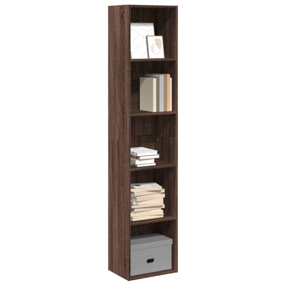 vidaXL Bibliotecă, stejar maro, 40x30x189 cm, lemn prelucrat