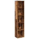 vidaXL Bibliotecă, lemn vechi, 40x30x189 cm, lemn prelucrat vidaXL Bibliotecă, lemn vechi, 40x30x189 cm, lemn prelucrat