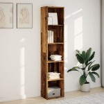 vidaXL Bibliotecă, lemn vechi, 40x30x189 cm, lemn prelucrat vidaXL Bibliotecă, lemn vechi, 40x30x189 cm, lemn prelucrat