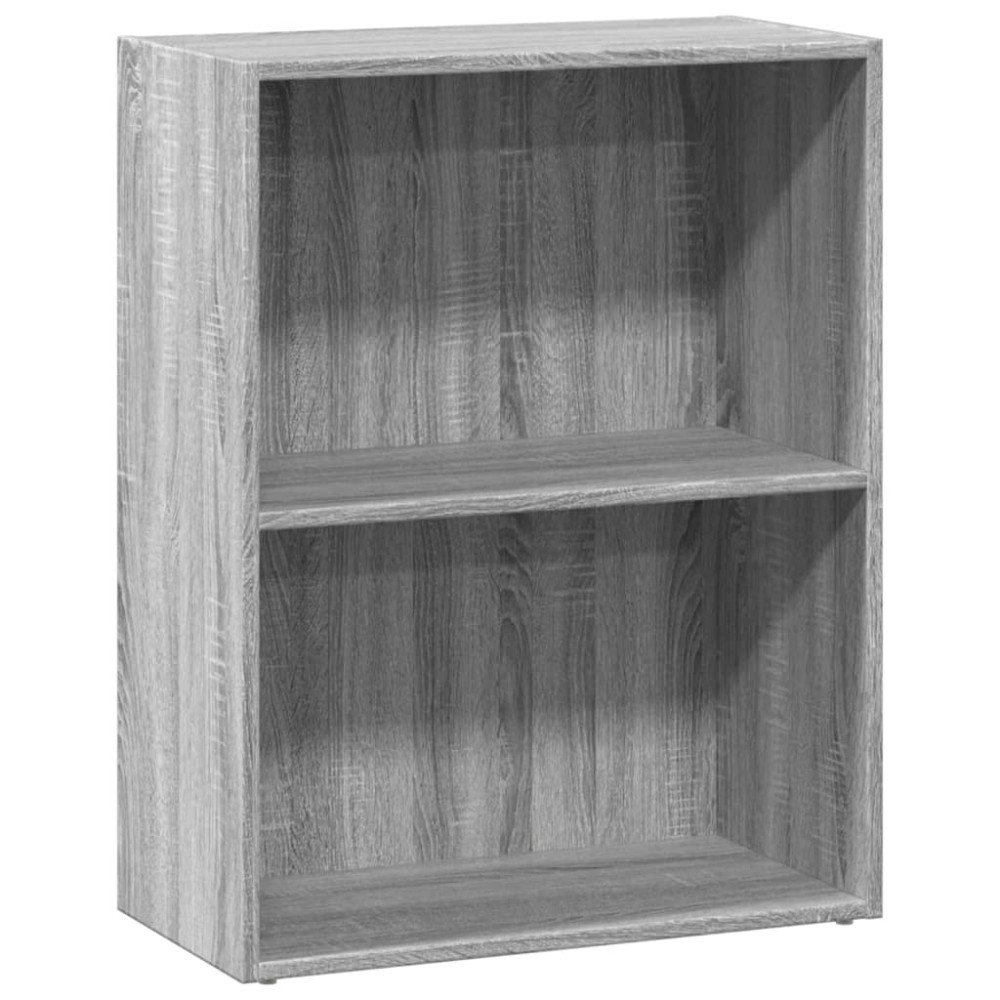 vidaXL Bibliotecă, gri sonoma, 60x30x77 cm, lemn prelucrat